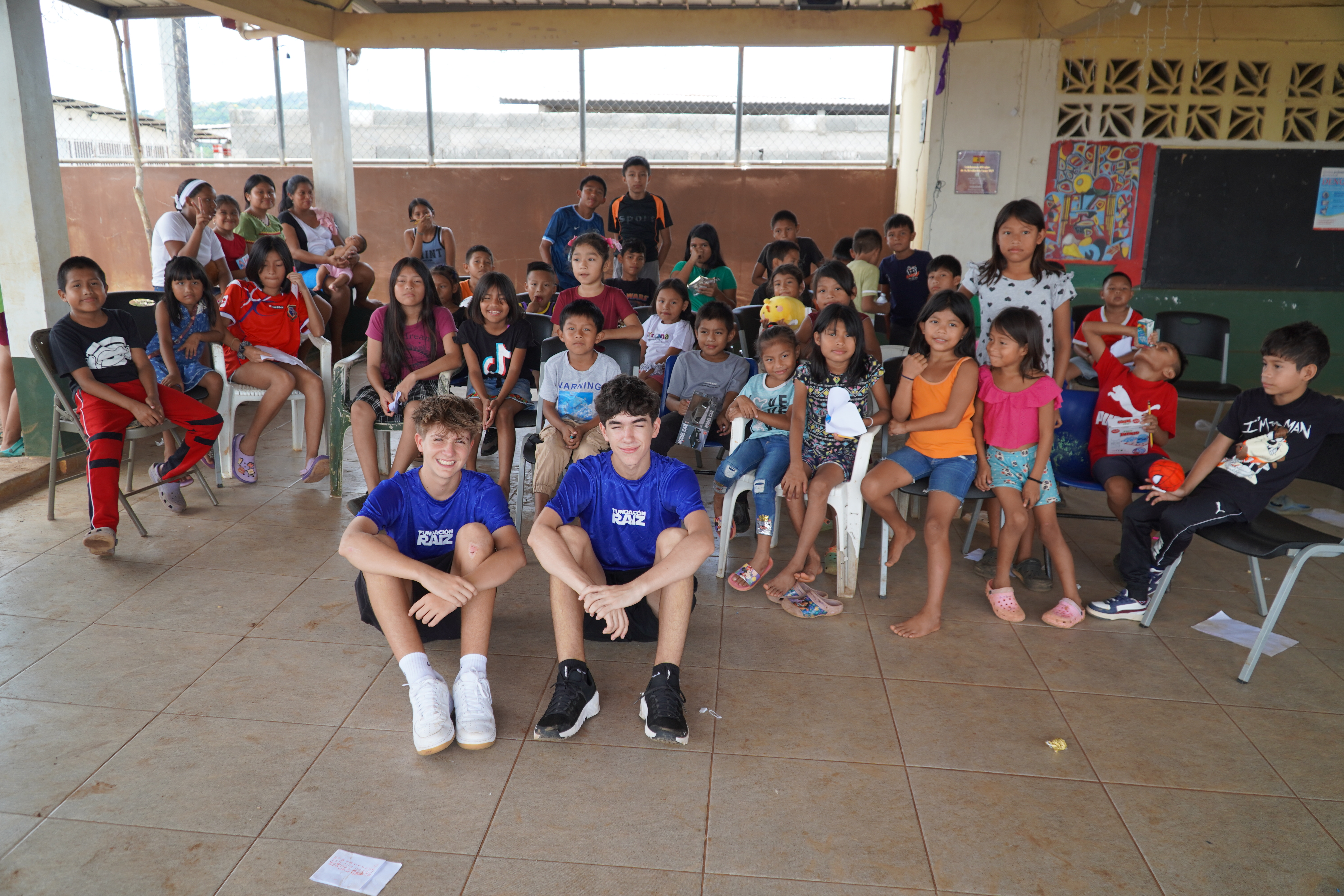 El grupo del campamento